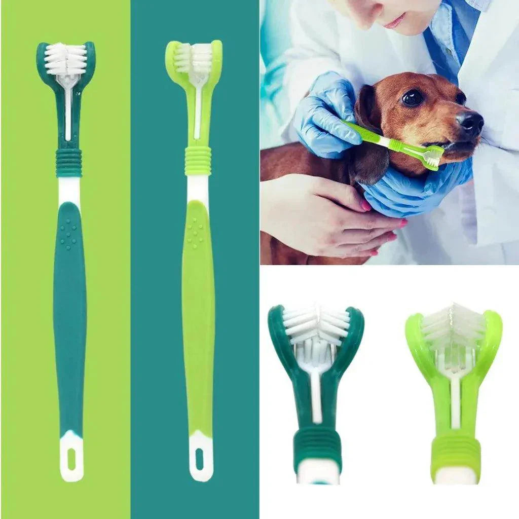 3-Sided Pet Toothbrush - My Store