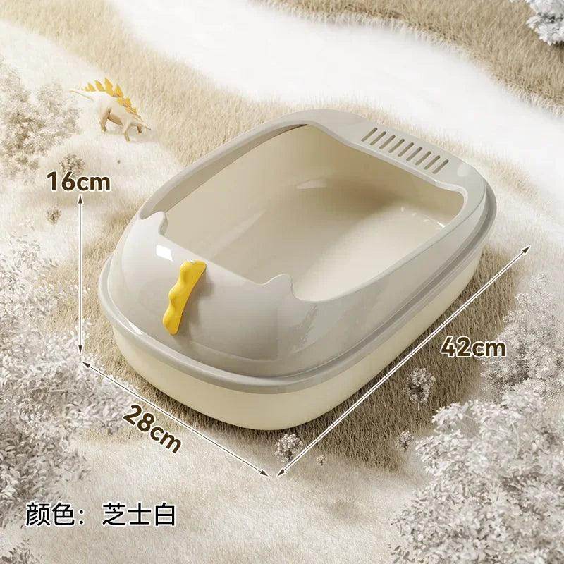 Dinosaur Semi-Enclosed Cat Litter Box - My Store
