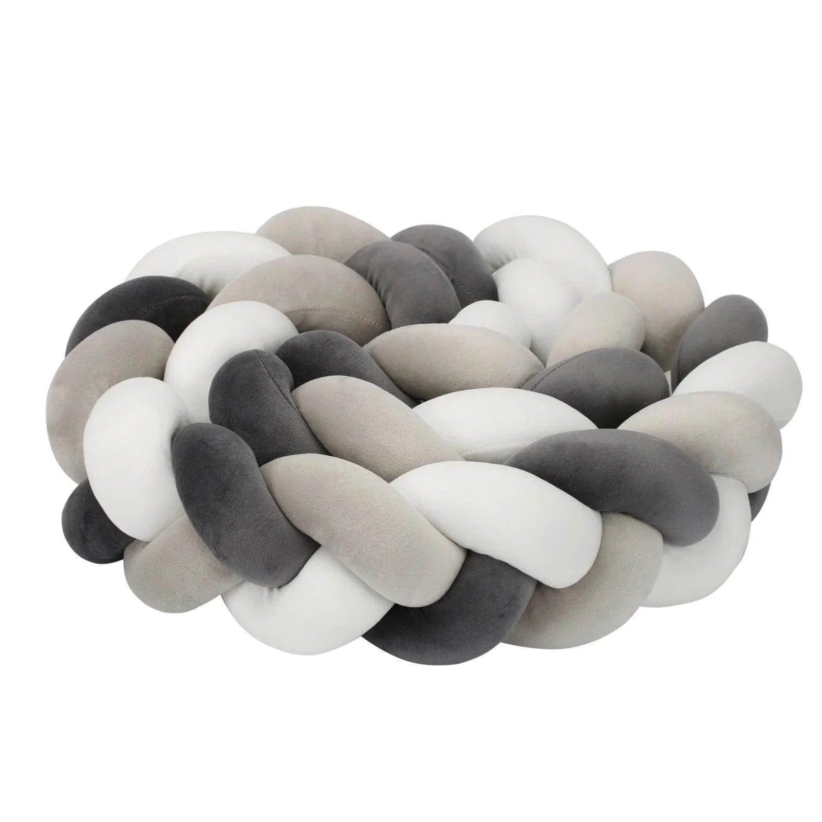 Baby Bumper Bed Braid Knot Pillow - My Store