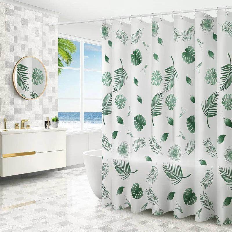 Thickened Waterproof Shower Curtain with Partition - My Store
