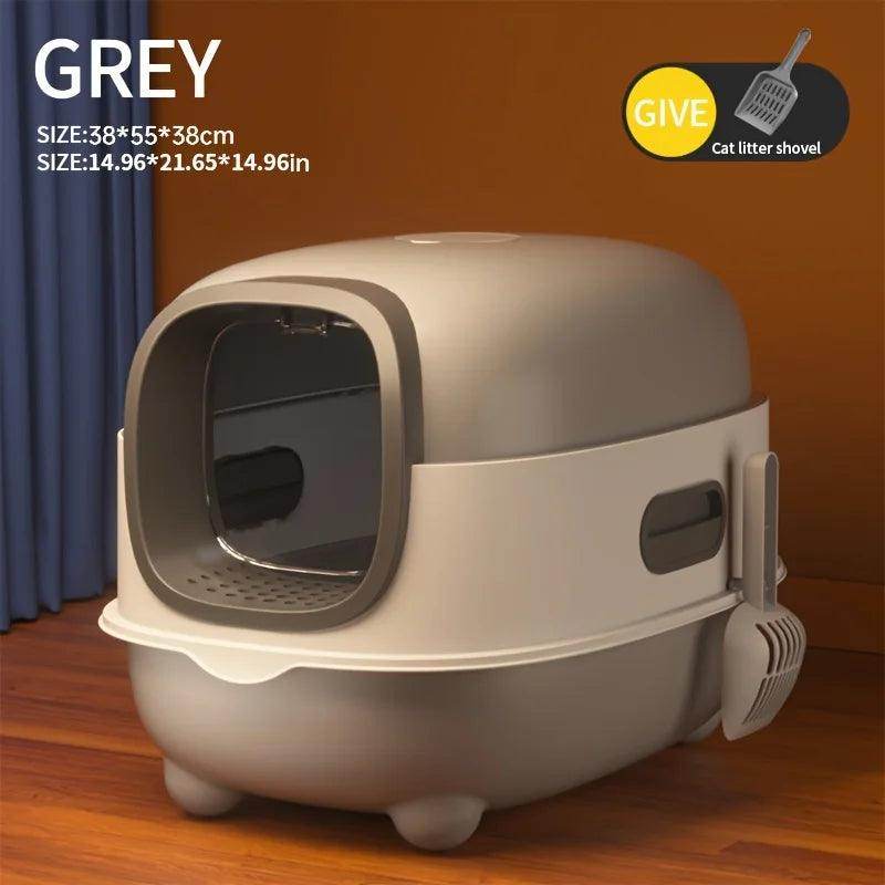 Closed Cat Litter Box, Foldable Design - My Store