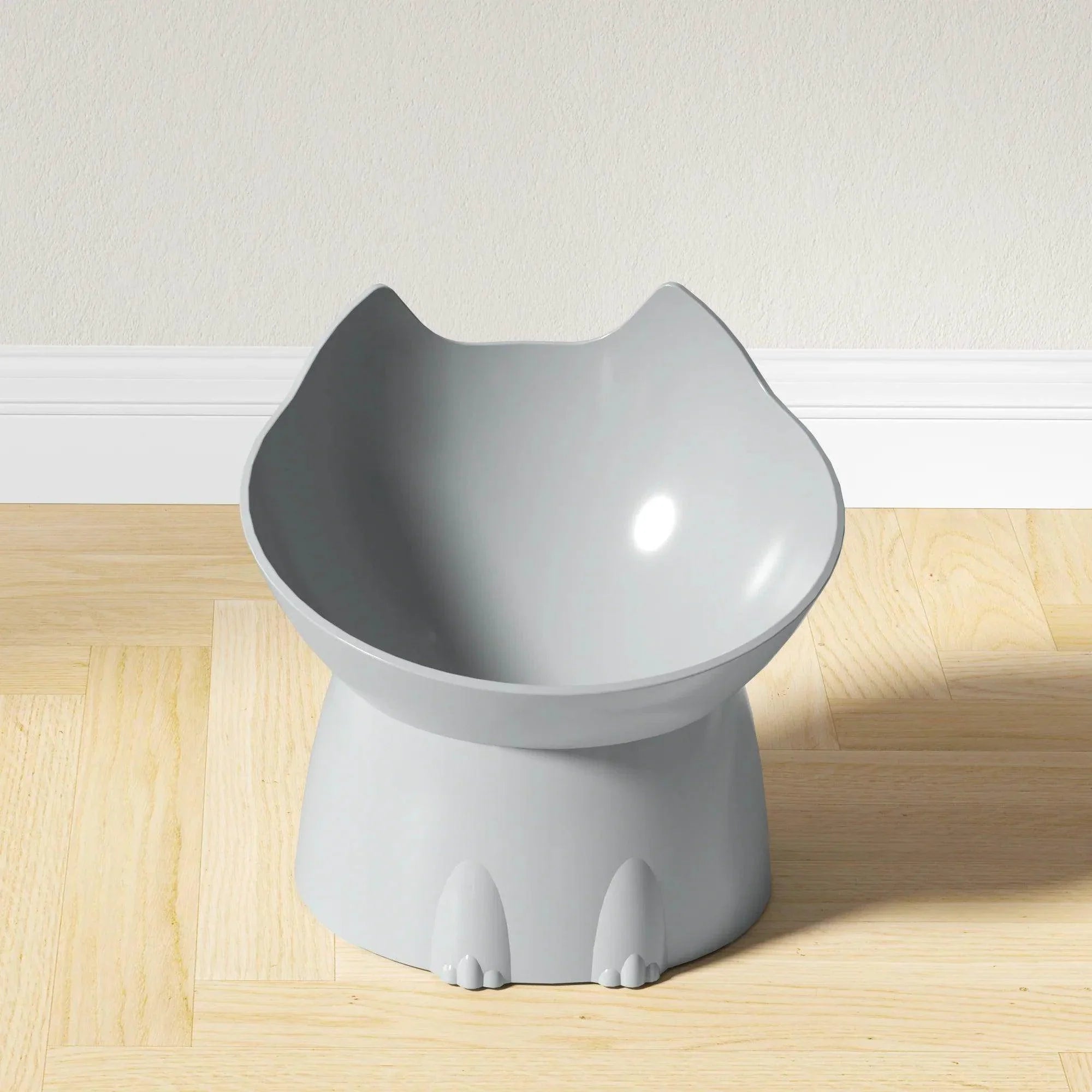 Elevated Cat Bowl with Tilted Edge - My Store