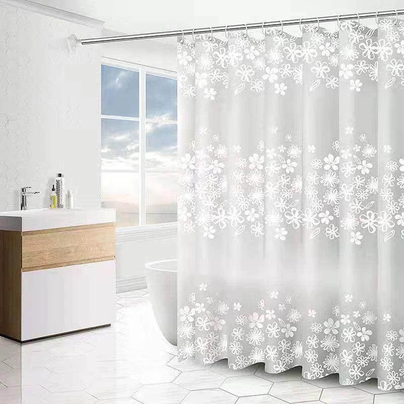 Thickened Waterproof Shower Curtain with Partition - My Store