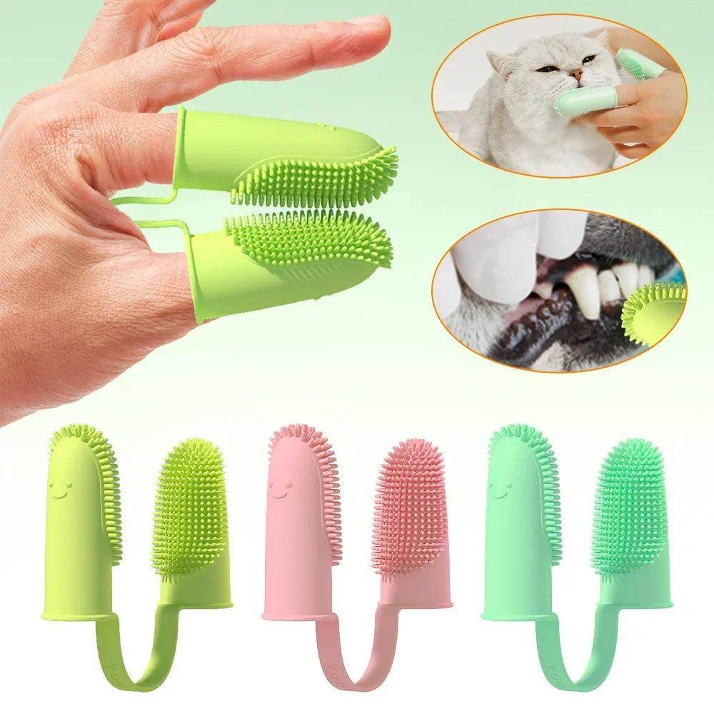 Dog Double Finger Toothbrush - My Store