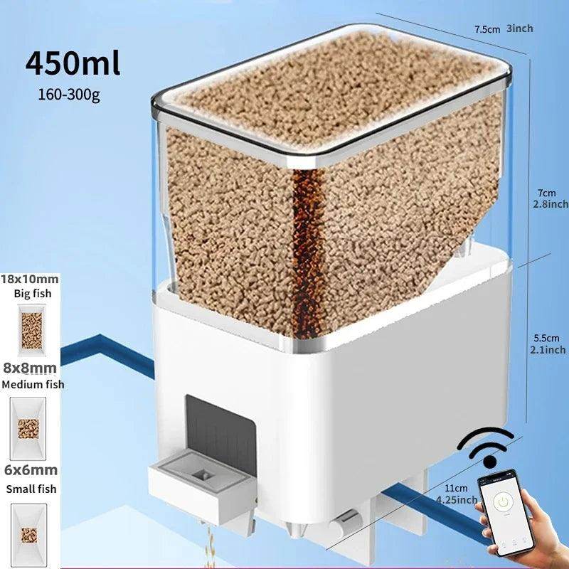 Automatic LED Aquarium Fish Feeder (500ml) - My Store