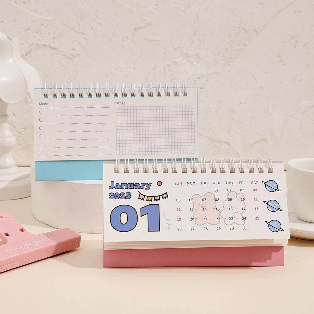 Cute Cartoon Desk Calendar 2025 - My Store