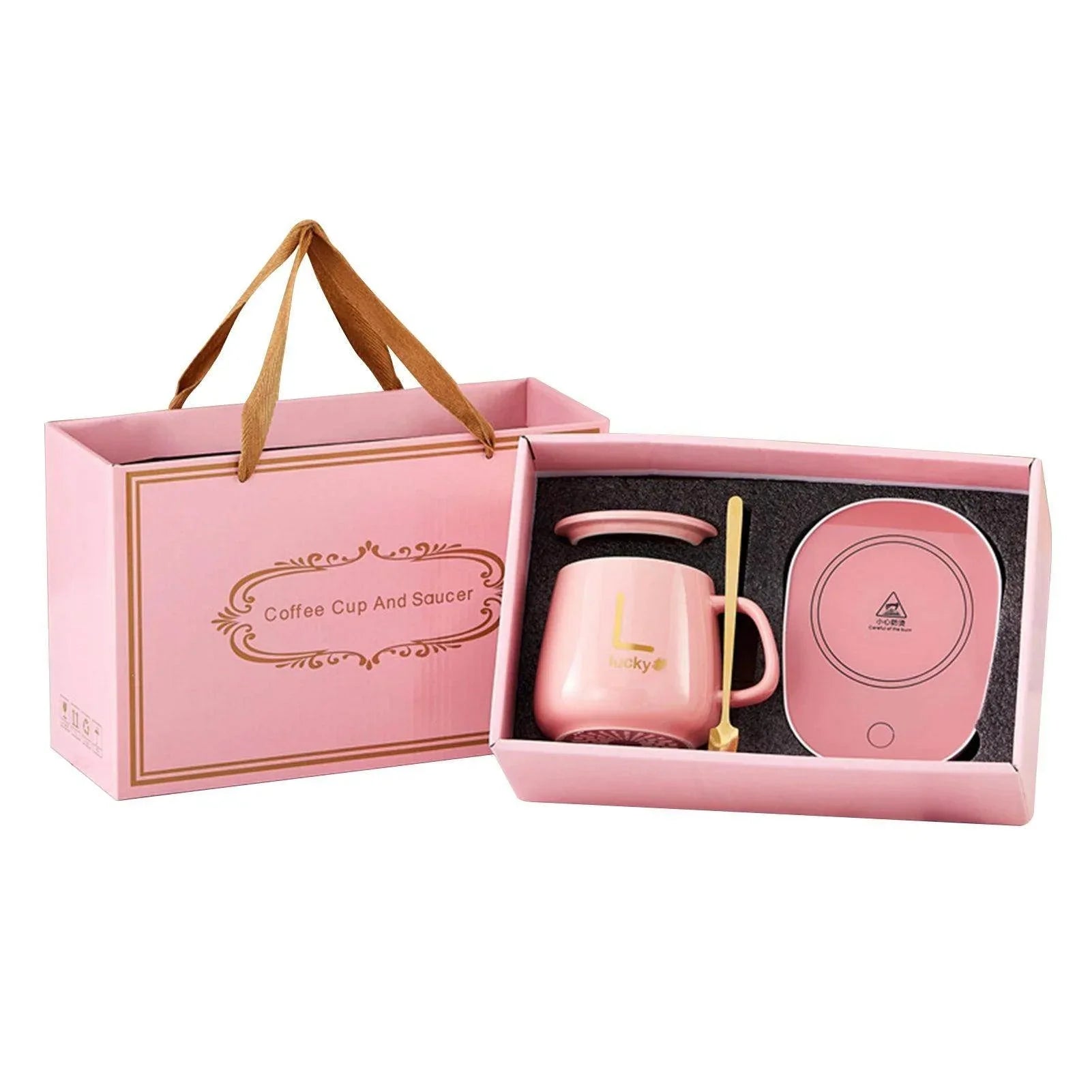 55° Ceramic Coffee Mug with Smart Heating Coaster - My Store