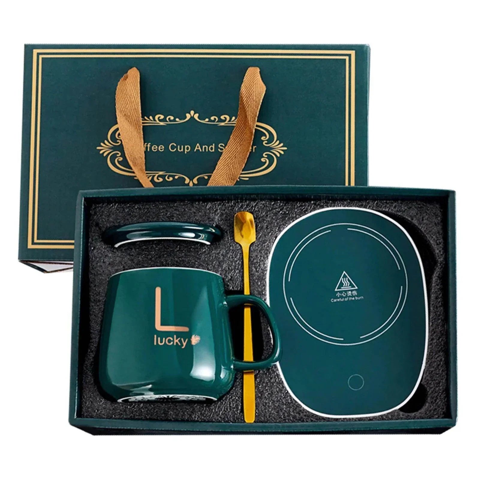 55° Ceramic Coffee Mug with Smart Heating Coaster - My Store