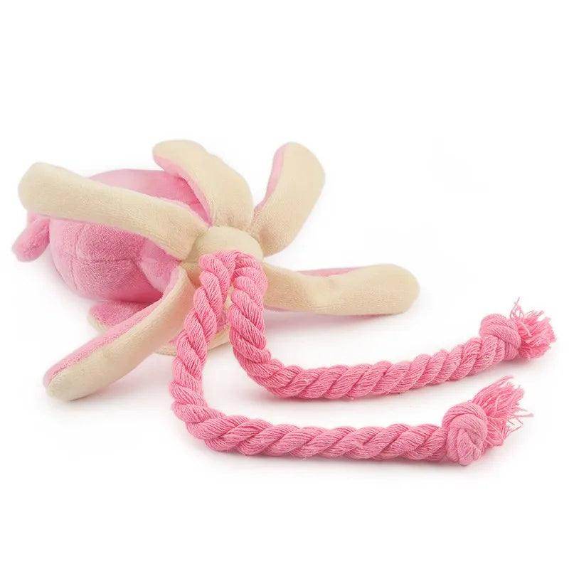 Octopus Plush Rope Squeaky Pet Toy - My Store