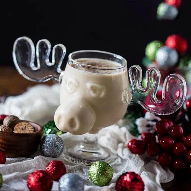 Elk Wine Glass - 200ml Reindeer Cocktail & Juice Cup - My Store