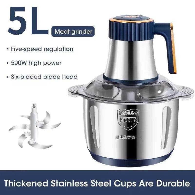 5L Electric Meat Grinder & Food Processor - My Store
