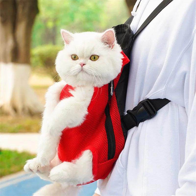 Adjustable Double-Shoulder Pet Carrier Backpack - My Store