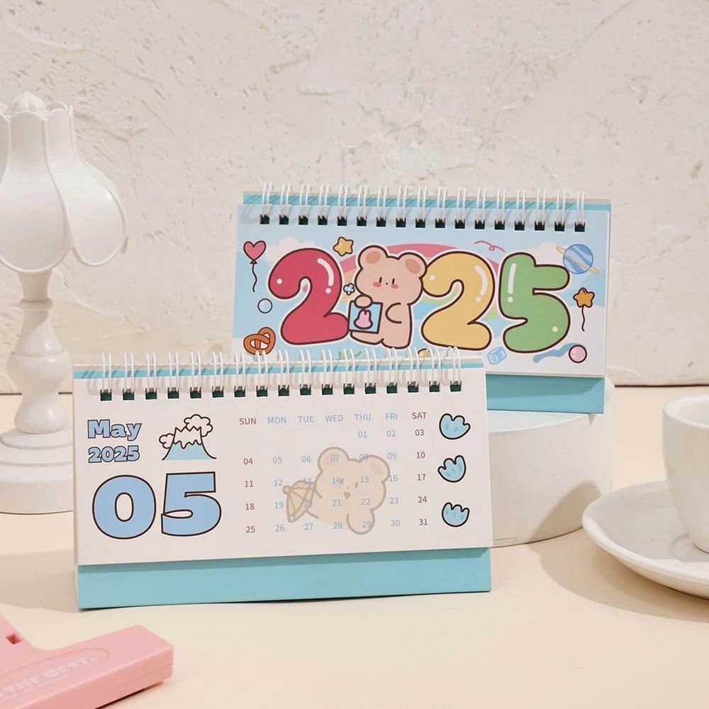 Cute Cartoon Desk Calendar 2025 - My Store