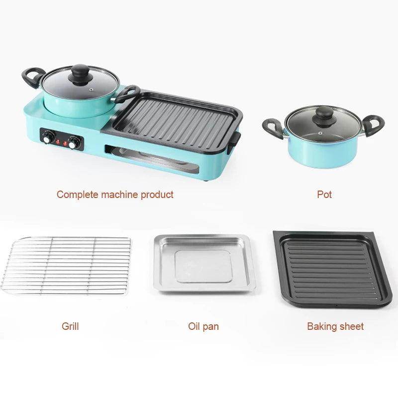 3-in-1 Electric Hot Pot & Grill - My Store