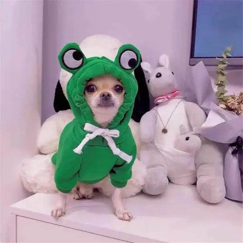 Frog Shaped Cat & Dog Hoodie - My Store