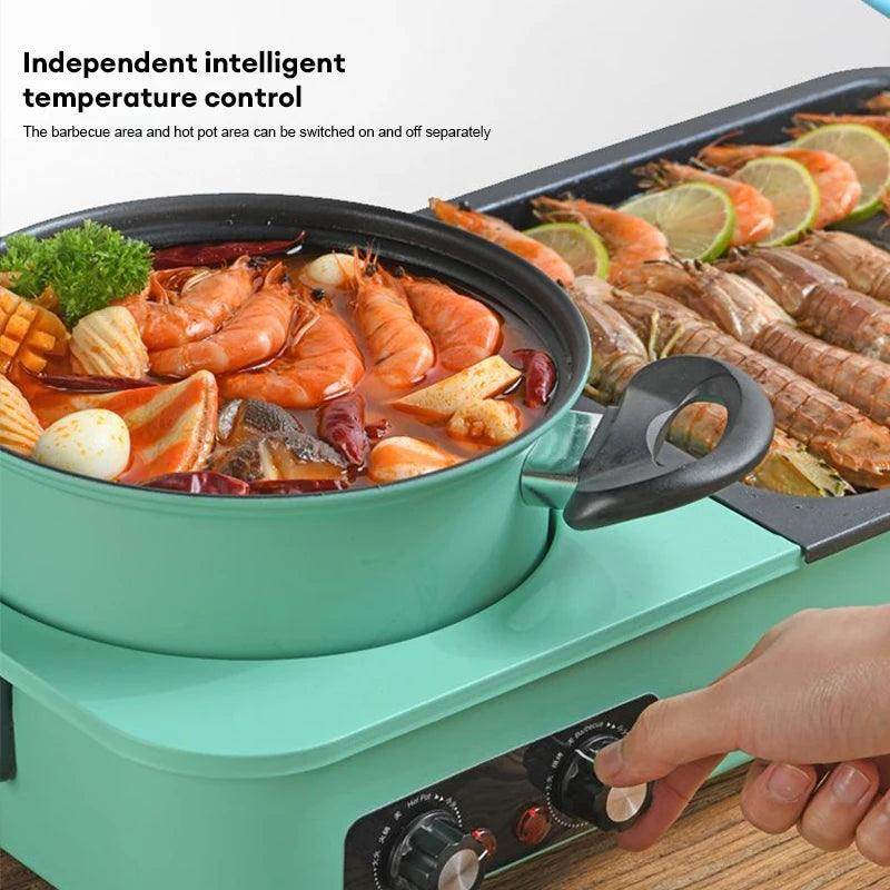 3-in-1 Electric Hot Pot & Grill - My Store