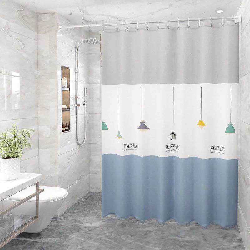Thickened Waterproof Shower Curtain with Partition - My Store