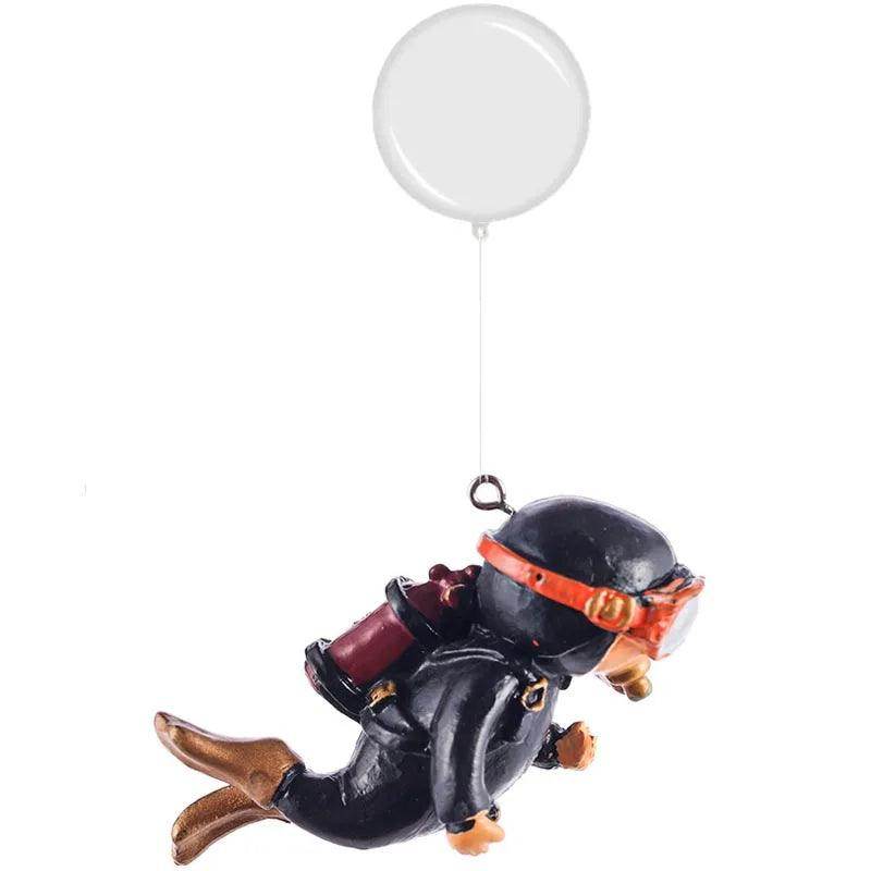 Mini Diver Glow Aquarium Decor with Floating Ball - My Store