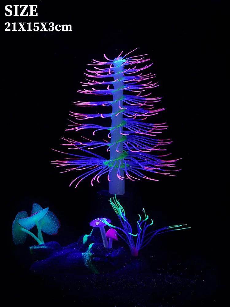 Glowing Coral Branch Aquarium Decor - My Store