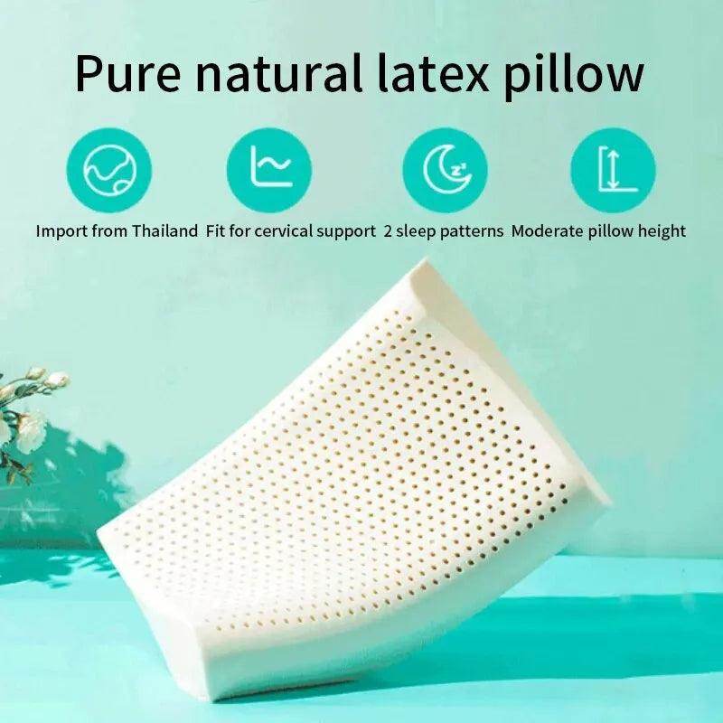 Natural Thai Latex Memory Pillow – Ergonomic Cervical Support - My Store
