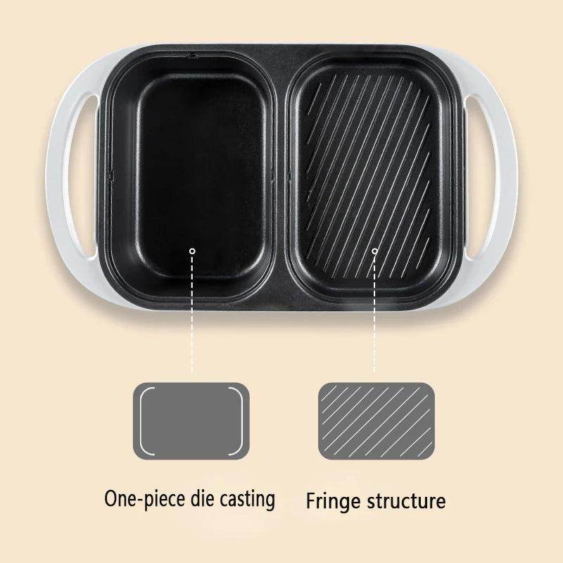 2-in-1 Non-Stick Shabu Grill & Hot Pot - My Store