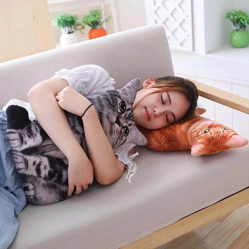 3D Cat Figure Pillow - My Store
