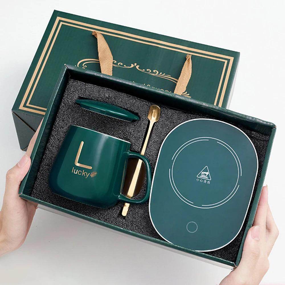 55° Ceramic Coffee Mug with Smart Heating Coaster - My Store