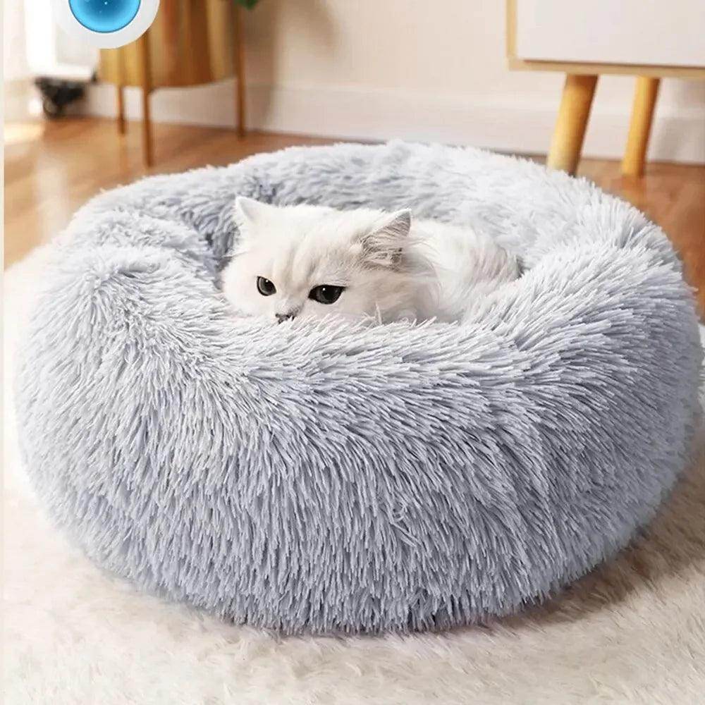 Super Cat Bed - Warm Plush Sleeping Nest for Cats & Small Dogs - My Store