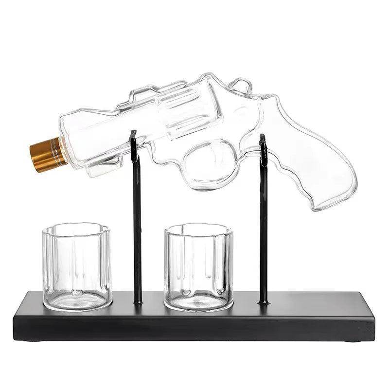 Revolver Glass Decanter Whiskey Glass Set - My Store