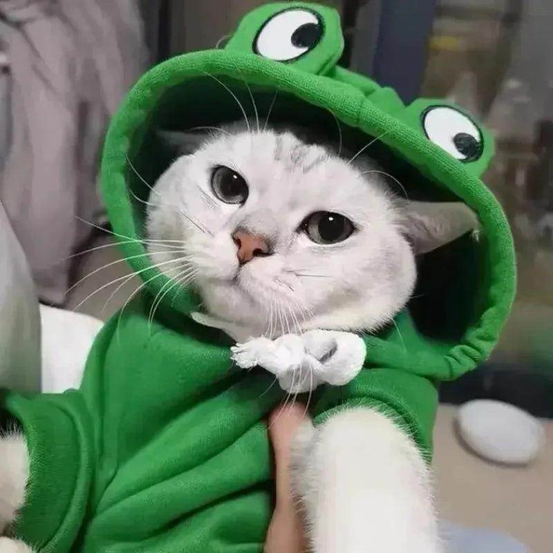 Frog Shaped Cat & Dog Hoodie - My Store