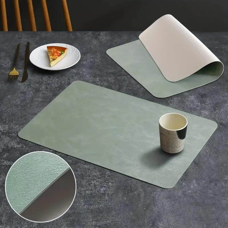 4pcs, Leather Placemats, Rectangular - My Store