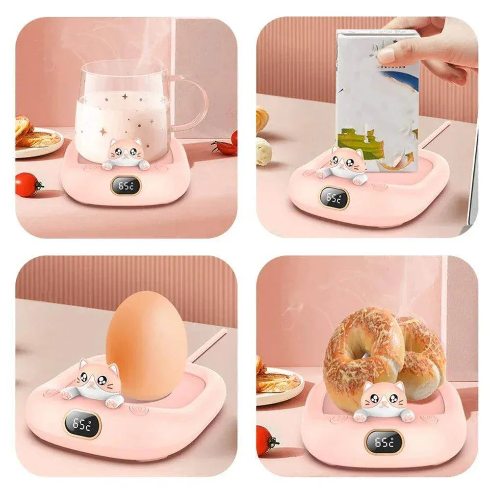 Mini Cat-Shaped Smart Cup Warmer - My Store