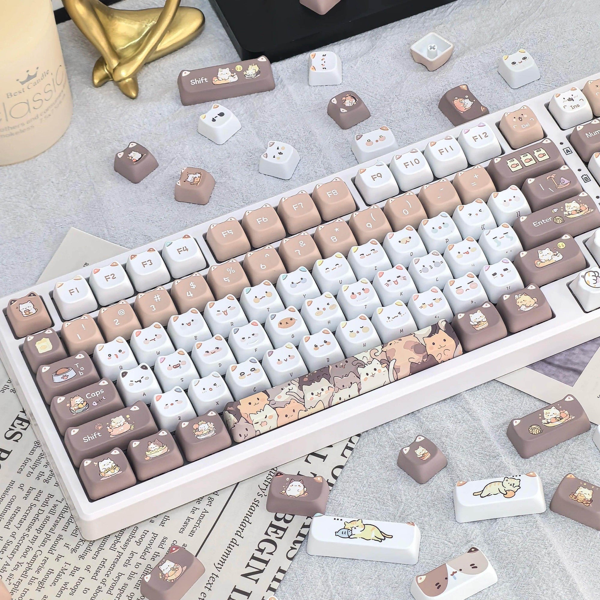Cute Meow Keycaps - My Store