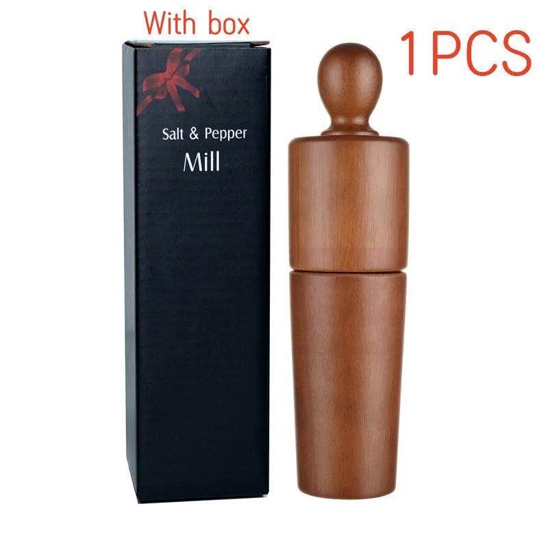 Manual Oak Wood Pepper Grinder Set - My Store