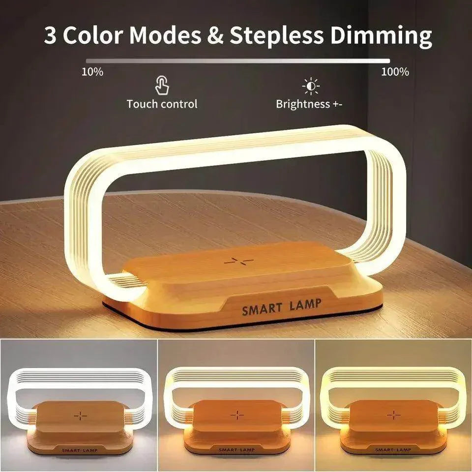 Quick Charge Wireless Charger with LED Lamp - My Store