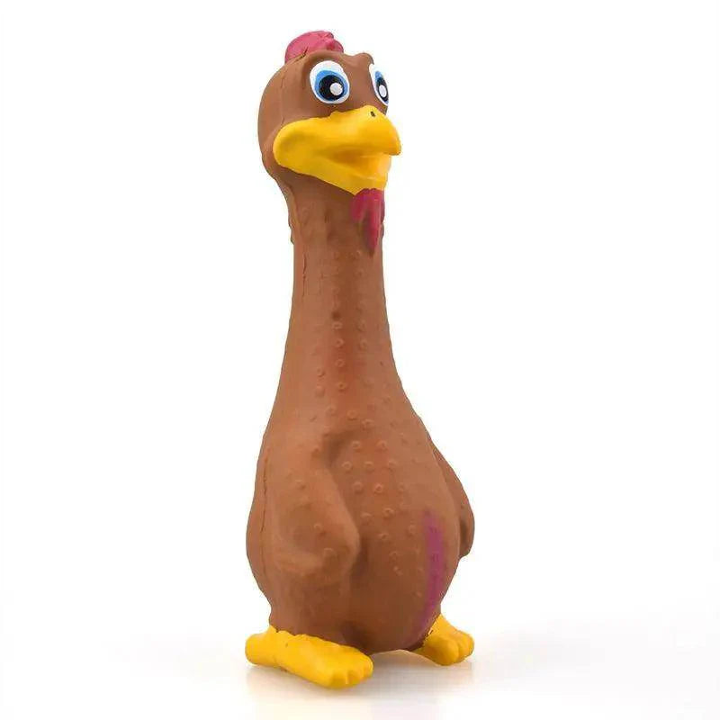 Screaming Chicken Squeaky Dog Toy - My Store