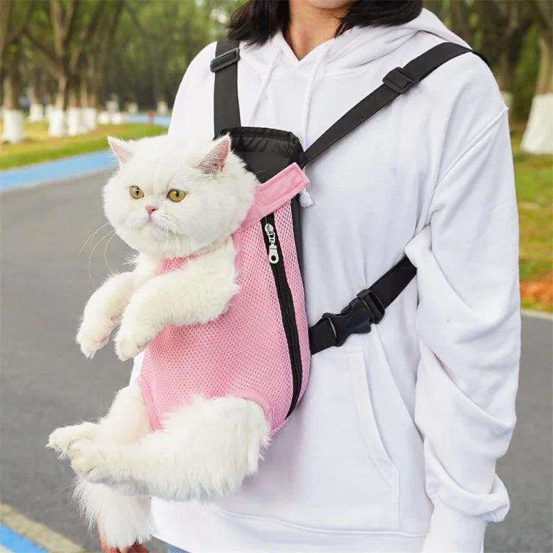 Adjustable Double-Shoulder Pet Carrier Backpack - My Store