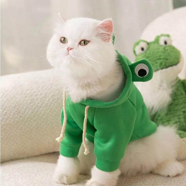 Frog Shaped Cat & Dog Hoodie - My Store