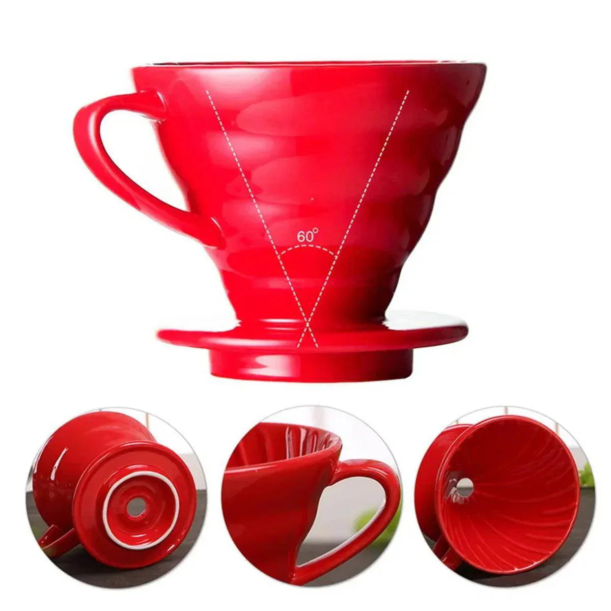 Ceramic Coffee Dripper - V Shape Pour Over Coffee Maker - My Store