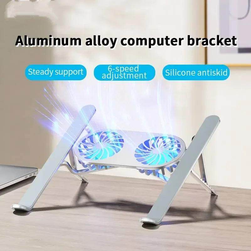 Dual Fan Laptop Cooler Base Stand - My Store