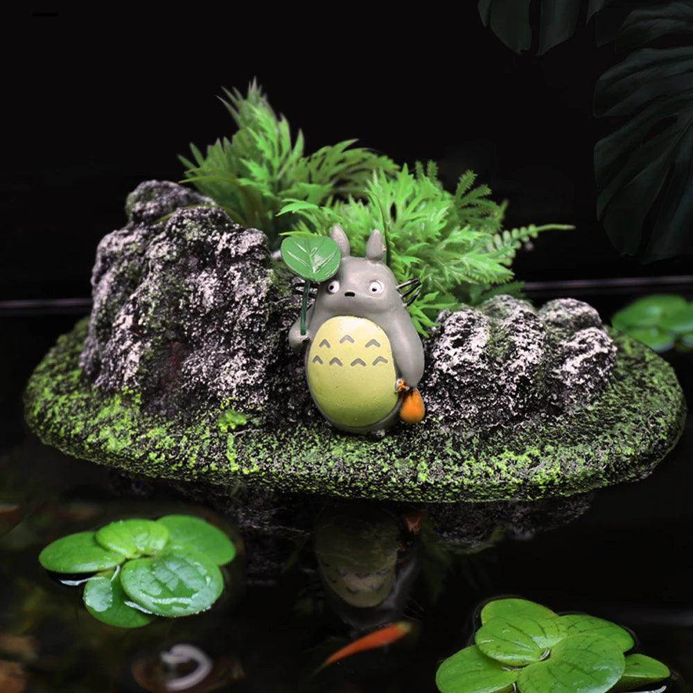 Suspended Floating Stone Aquarium Decoration - My Store