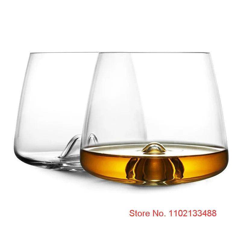 Retro Vortex Whiskey Glass - My Store