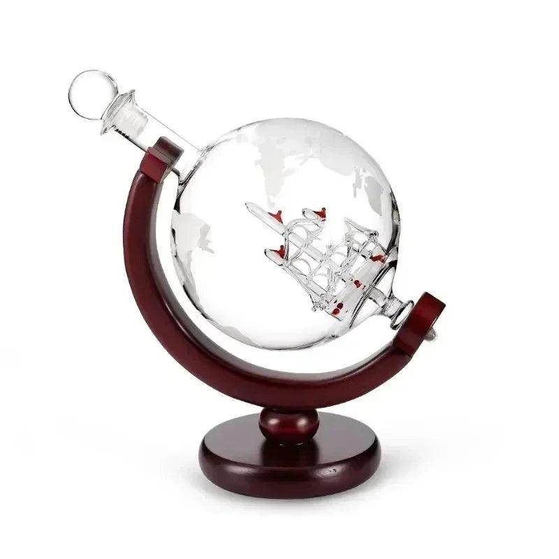 900ML Creative Globe Decanter Set with Lead-free Carafe - My Store