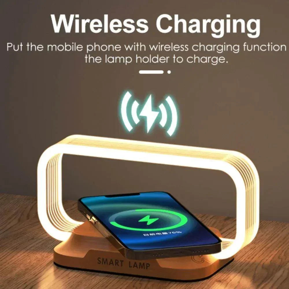 Quick Charge Wireless Charger with LED Lamp - My Store