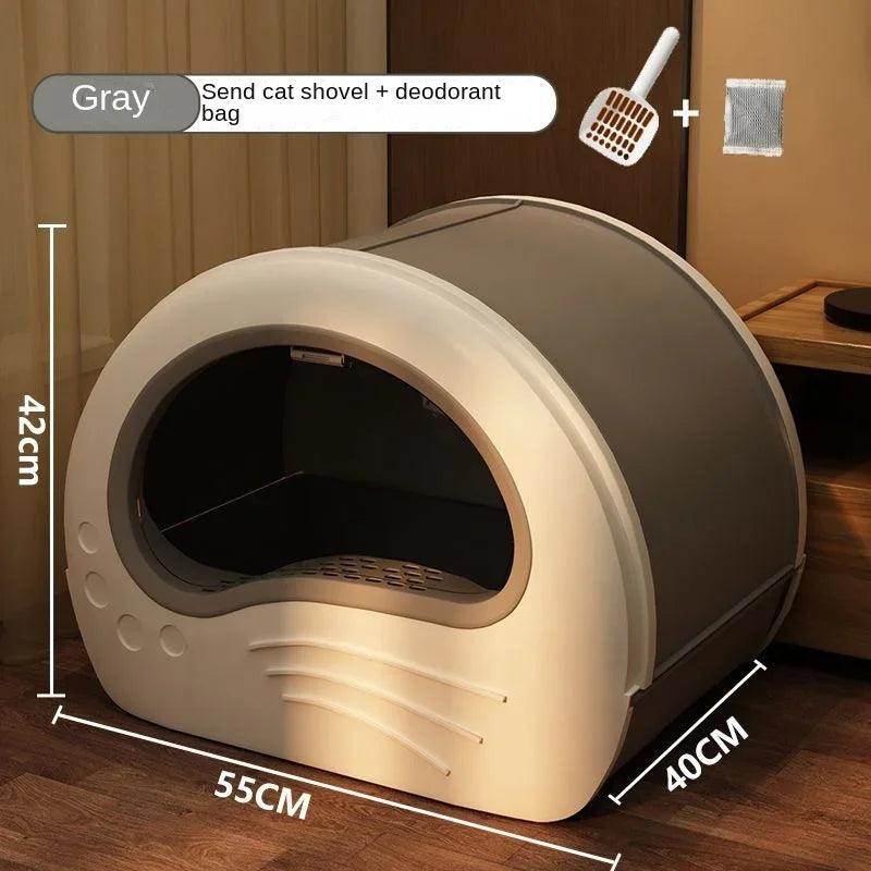Fully Enclosed Drawer Type Cat Litter Box - My Store