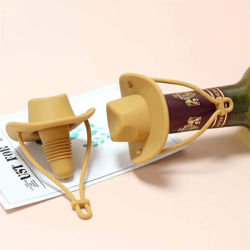 Creative Silicone Cowboy Hat Wine Stopper - My Store