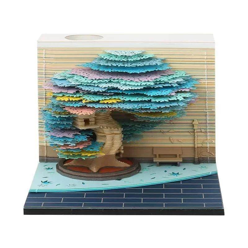 Mystical 3D Desk Calendar Pop-Up Castle - My Store