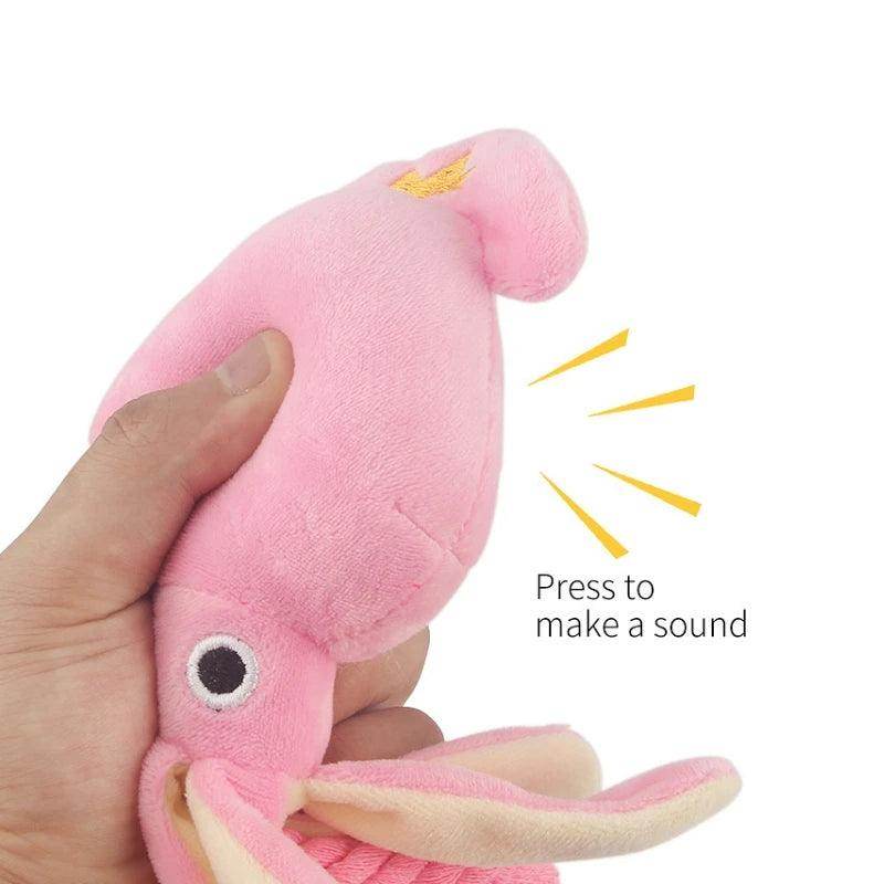 Octopus Plush Rope Squeaky Pet Toy - My Store
