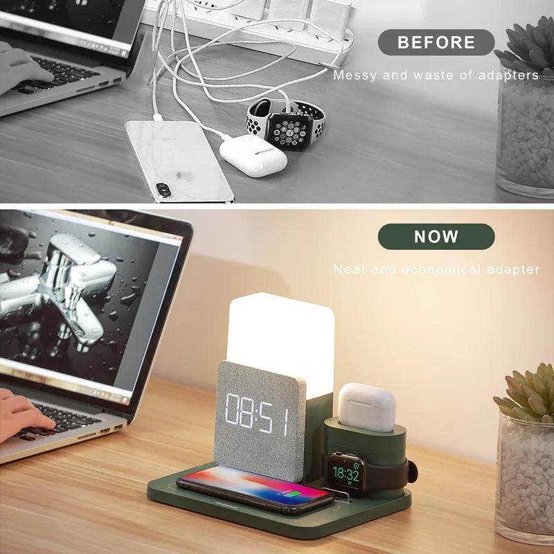 Multifunctional Fast Charging LED Lamp – Wireless Charging Station - My Store