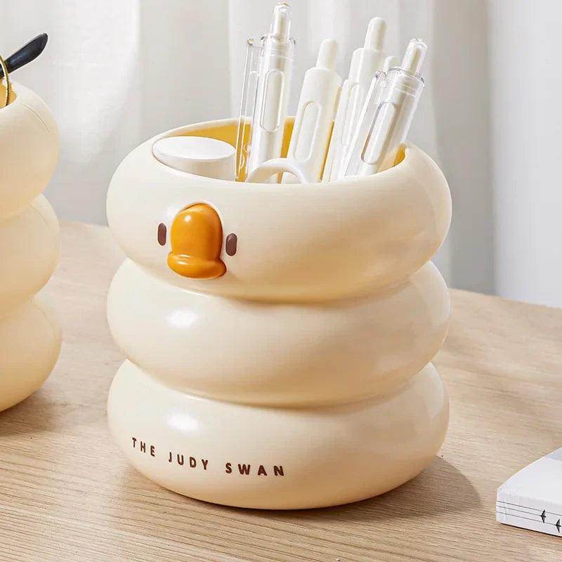 Cute Cartoon Round Pencil Holder - My Store